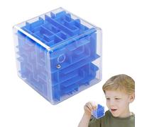 Puzzle Cubo Labirinto 3D - Gioco Labirinto Di Marmo | Giocattolo Educativo Per Bambini | 6x6x6 Cm, Coordinazione Occhio-mano, Sviluppo Sensoriale, Riconoscimento Dei Colori, Per Bambini 3 Anni In