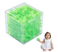Puzzle Cubo Labirinto 3D - Gioco Labirinto Di Marmo | Giocattolo Educativo Per Bambini | 6x6x6 Cm, Coordinazione Occhio-mano, Sviluppo Sensoriale, Riconoscimento Dei Colori, Per Bambini 3 Anni In
