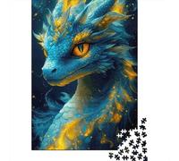 Puzzle Cucciolo Drago Polvere Stellare Scintilla Celeste, 1000 pezzi carta riciclata over 12 anni, gioco familiare divertente e stimolante 70x50cm/1000pcs
