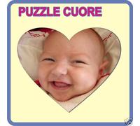 PUZZLE CUORE con la tua FOTO 250 PEZZI - Color ARGENTO
