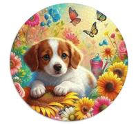 Puzzle Cute Puppy 1000 Pezzi Per Adulti, Puzzles Con Secret Garden, Giocattolo Educativo, Regalo Originale 1000pcs (67.5x67.5cm)