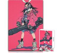 Puzzle Cyber Bunny Guardian da 1000 pezzi per adolescenti, gioco educativo per lo sviluppo delle competenze, regalo perfetto per momenti speciali, dimensioni 38x52cm