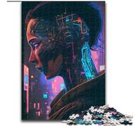 Puzzle Cyborg da 1000 pezzi per adulti, puzzle in cartone, Halloween, Pasqua, Capodanno, dimensioni 38x26cm