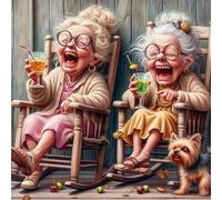 Puzzle da 100 pezzi per Adulti e Bambini, puzzle Impossibili 100 pezzi, Jigsaw puzzles adulti E famiglie, Gioco Impegnativi, Regalo per Amore e Amico(35x35cm,Anziani felici)