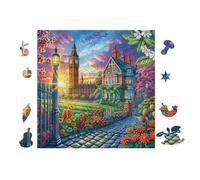 Puzzle Da 100 Pezzi Per Adulti London Big Ben 28x28cm Livello Intermedio Per Miglioramento Competenze Ottimo Per Allenamento Pensiero Logico