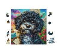 Puzzle Da 100 Pezzi Per Adulti Old English Sheepdog Cottage 28x28cm Livello Intermedio Per Miglioramento Competenze Ottimo Per Allenamento Pensiero Logico