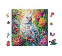 Puzzle Da 100 Pezzi Per Adulti Parrot with Rainbow Wings 28x28cm Puzzle Universale Per Tutte Le Occasioni Regalo Perfetto Decorazione Casa Divertimento Familiare
