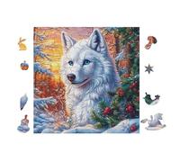 Puzzle Da 100 Pezzi Per Adulti Wolf 28x28cm Puzzle Di Arteterapia Ottimo Per Salute Mentale Antistress Regolazione Emotiva Giochi Educativi