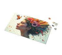 Puzzle da 100 pezzi per bambini sogni floreali: una donna Serene Escape Picture Puzzle 1000 pezzi puzzle giocattoli per bambini per ragazze (1000 pezzi)