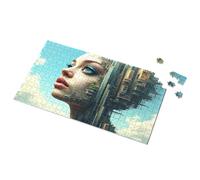 Puzzle da 100 pezzi per bambini Urban Dreams: una visione femminile del futuro puzzle da 1000 pezzi giocattoli per bambini per ragazze (500 pezzi)