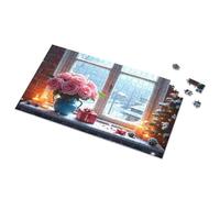 Puzzle da 100 pezzi per bambini Winter Wonderland: una scena natalizia accogliente puzzle da 1000 pezzi giocattoli per bambini per ragazze (1000 pezzi)