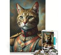 Puzzle da 1000 animali aristocratici, gioco rilassante, antistress, regalo per amici e familiari 38x26cm