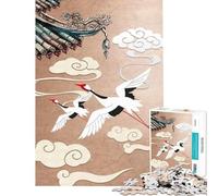 Puzzle da 1000 gru giapponesi uccello Ori gioco educativo per sfida di gioco ottimo regalo e giocattolo per passare il tempo durante le vacanze (dimensioni 38x52cm)