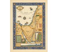 Puzzle da 1000 pezzi | 1928 La mappa della Terra Santa
