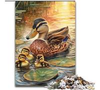 Puzzle da 1000 pezzi a forma di anatra per adolescenti e adulti, giocattoli per l'intrattenimento in famiglia, ideali come regalo per tutta la famiglia (50x75cm)