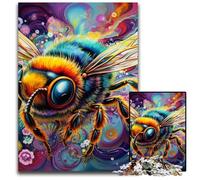 Puzzle da 1000 pezzi a forma di ape, attività divertente per tutta la famiglia, sfida per il cervello, regalo perfetto per adolescenti, 50x75CM/19,68x29,52 pollici.