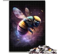 Puzzle da 1000 pezzi a forma di ape in legno livello principiante ideale come regalo di compleanno e per le feste 50x75cm coinvolgente attività di gioco per la famiglia.