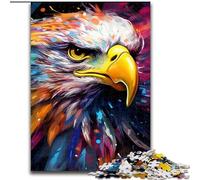 Puzzle da 1000 pezzi a forma di aquila in legno, un regalo perfetto per il divertimento in famiglia, 50x75cm, giocattolo educativo per adolescenti, decorazione per casa e ufficio