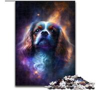 Puzzle da 1000 pezzi a forma di cane con lampi colorati, in cartone, dimensioni 26x38cm, rompicapo stimolante - Giocattolo rilassante per adolescenti