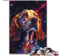 Puzzle da 1000 pezzi a forma di cane galattico, in legno, dimensioni 50x75cm, perfetto per adolescenti, per rafforzare i legami familiari, rompicapo e regalo fai da te per la casa.