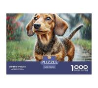 Puzzle da 1000 pezzi a forma di cane, simpatico animale domestico per adulti, giochi educativi, bella decorazione, sfida, alta difficoltà, maschio e femmina, compleanno, 70x50 cm/1000 pezzi, regali