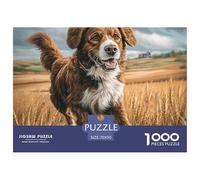 Puzzle da 1000 pezzi a forma di cane, simpatico animale domestico per adulti, gioco educativo, bella decorazione, difficile, stimolante, maschio e femmina, regalo di compleanno, 70x50 cm/1000 pezzi