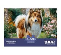 Puzzle da 1000 pezzi a forma di cane, simpatico animale domestico per adulti, gioco educativo, bella decorazione, difficile, stimolante, maschio e femmina, regalo di compleanno, 70x50 cm/1000 pezzi