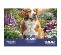 Puzzle da 1000 pezzi a forma di cane, simpatico animale domestico per adulti, gioco educativo, bella decorazione, difficile, stimolante, maschio e femmina, regalo di compleanno, 70x50 cm/1000 pezzi