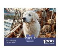 Puzzle da 1000 pezzi a forma di cane, simpatico animale domestico per giochi educativi per adulti, decorazione per la casa, alta difficoltà, maschio e femmina, compleanno, 70x50 cm/1000 pezzi, regali