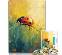 Puzzle da 1000 pezzi a forma di coccinella a sette macchie, gioco educativo, giocattolo, decorazione da parete, regali unici per compleanno e Natale, 38x26cm