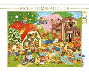 Puzzle da 1000 pezzi a forma di coniglietto pasquale