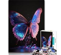 Puzzle da 1000 pezzi a forma di farfalla per adulti, 1000 pezzi, allena il cervello e le mani, regalo di compleanno, regali (38x26cm)