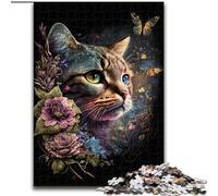 Puzzle da 1000 pezzi a forma di gattino per adolescenti, un regalo stimolante e difficile per tutta la famiglia (50x75cm)