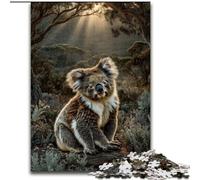Puzzle da 1000 pezzi a forma di koala della foresta, regalo per adolescenti, adatto a persone dai 14 anni in su, idee regalo per la decorazione della casa (26x38cm)