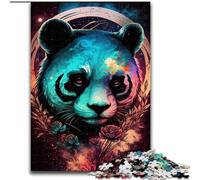 Puzzle da 1000 pezzi a forma di panda, alla moda, in legno, perfetto come regalo di Natale e Capodanno, regalo per le feste, 50x75cm, gioco rompicapo per adolescenti, perfetto come regalo per le feste