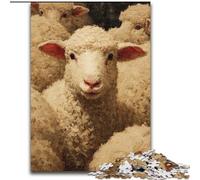Puzzle da 1000 pezzi a forma di pecora per adolescenti, giocattoli per l'intrattenimento della famiglia, ideali come regalo per tutta la famiglia (dimensioni 26x38cm)