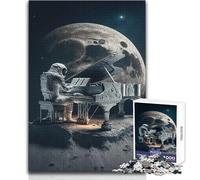 Puzzle da 1000 pezzi a forma di pianoforte nello spazio, un modo rilassante per riempire il tempo libero, giocattolo da gioco con taglio preciso e costante, dimensioni 50x75cm