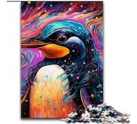 Puzzle da 1000 pezzi a forma di pinguino, per adulti, dimensioni 26x38cm, per adolescenti e famiglie, decorazioni fai da te perfette e sfide stimolanti.