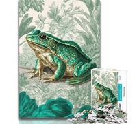 Puzzle da 1000 pezzi a forma di rana, per adulti, allena il cervello e le mani, regalo di compleanno, regali 50x75cm