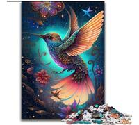 Puzzle da 1000 pezzi a forma di uccello anime colorato in legno, regalo perfetto per genitori, amanti e amici - età 14+ 50x75cm, coinvolgente attività di gioco per la famiglia