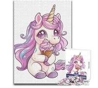 Puzzle da 1000 pezzi a forma di unicorno per adolescenti, gioco di pensiero logico interattivo, ideale come regalo per occasioni memorabili, dimensioni 50x75cm