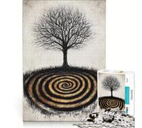 Puzzle da 1000 pezzi a spirale eterna per ragazzi, gioco divertente, stimolante da completare, ideale come regalo per tutta la famiglia 38x52cm