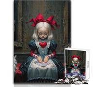 Puzzle da 1000 pezzi a tema Alice nel paese delle meraviglie, giocattolo, gioco intellettuale, educativo, regali di Babbo Natale segreto, dimensioni 38x26cm