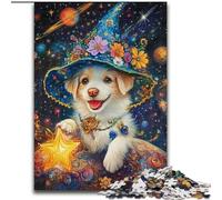 Puzzle da 1000 pezzi a tema anime, cane e mago, puzzle per adulti, rompicapo fai da te impegnativo, gioco interattivo per famiglie (dimensioni 26x38cm)