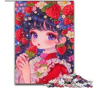 Puzzle da 1000 pezzi a tema anime girl, puzzle da 1000 pezzi, stimolante rompicapo per adolescenti, perfetto come decorazione per la casa o come regalo (dimensioni 50x75cm)
