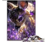 Puzzle da 1000 pezzi a tema anime "Sweetheart Deer" per adolescenti, regalo per sfida difficile e antistress, decorazione per la casa per 14+ anni (50x75cm)