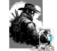 Puzzle da 1000 pezzi a tema apocalisse steampunk e cowboy Giochi divertenti e coinvolgenti per coltivare la pazienza ideali come regalo di Babbo Natale segreto Educativo e formativo (38x26cm)