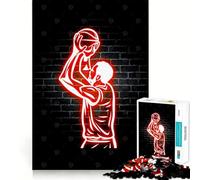 Puzzle da 1000 pezzi a tema basket,neon,sport,precisione,gioco di squadra,gioco cognitivo,giocattolo per il tempo libero,regalo di Natale divertente (38x26cm)