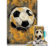 Puzzle da 1000 pezzi a tema calcio colorato per adulti e adolescenti, gioco stimolante, ideale come regalo per tutta la famiglia (75x50cm)