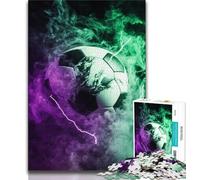 Puzzle da 1000 pezzi a tema calcio per adolescenti, regalo per aiutare il cervello a esercitare i giocattoli avvincenti per coltivare la pazienza, adatti alle coppie (38x26cm)